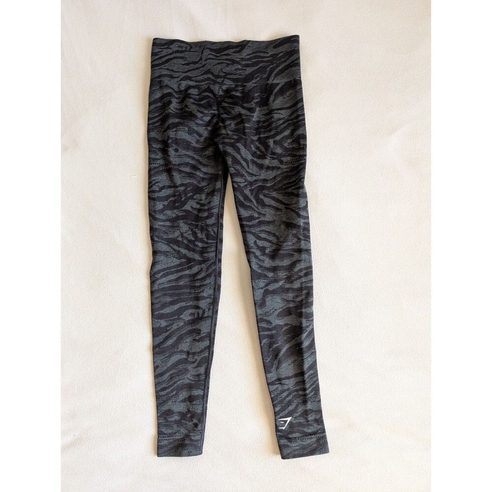 Gymshark Zebra Print Adapt Animal Seamless Leggings Women’s Size S High Waisted